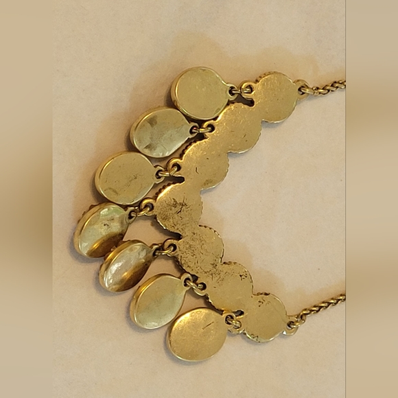 Lucky Brand Vintage Yellow Two Strand Necklace - Lariat and Statement - Picture 7 of 16